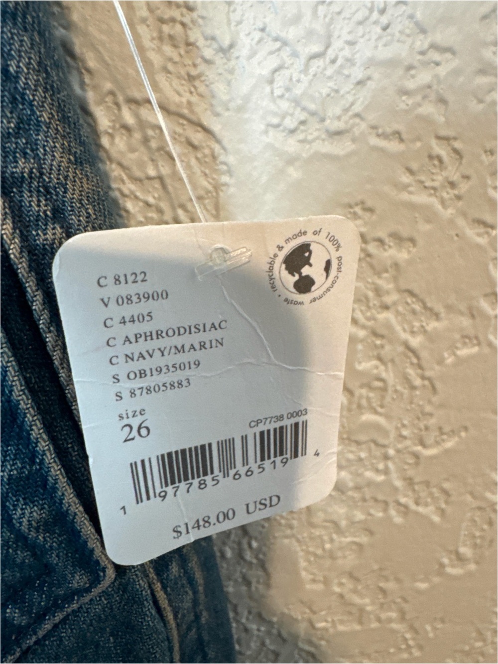 NWT Free People We The Free Love Stone Mid Rise Bootcut Jeans 26 - Picture 8 of 9
